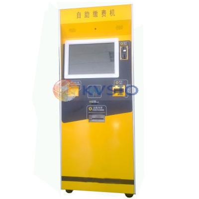 China Reliable Safety Bank Multifunction ATM With 22'' Monitor Touch Screen Cash Dispenser for sale