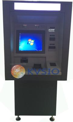 China Wall Through Multifunction ATM With Lightbox Indicator Light for sale