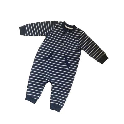 China Factory Washable Custom Wholesale Custom Cotton Striped Baby Clothes Boy Style Set Baby Clothing Sets for sale