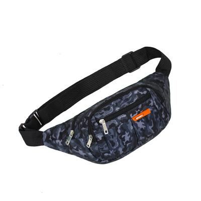 China Printed fashion leaves waist bag for men women fashion casual men's belt bags pocket travel female banana packs child Fanny Pack for sale