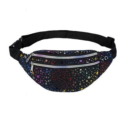 China Fashion Best Price Fanny Pack Waterproof Running Multifunction Star Laser Size Bags On Sale for sale