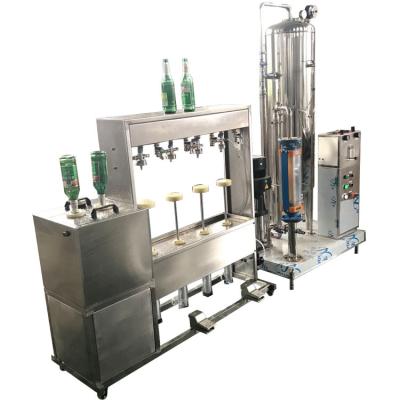 China Food Bottle Washing Filling Machine Semi Automatic Filler for sale