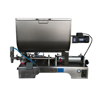 China Automachine One Head Filling Machine With Semi Automatic Mixer Bag Filler for sale