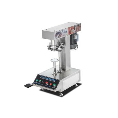 China Semi Automatic Food Tin Food Sealing Machine /plastic jar sealing machine /plastic box seamer for sale