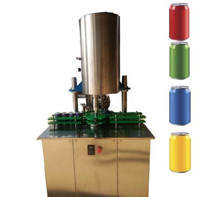 China Automatic Food 4 Heads Or Single Head Tin Can Filling And Seaming Machine for sale