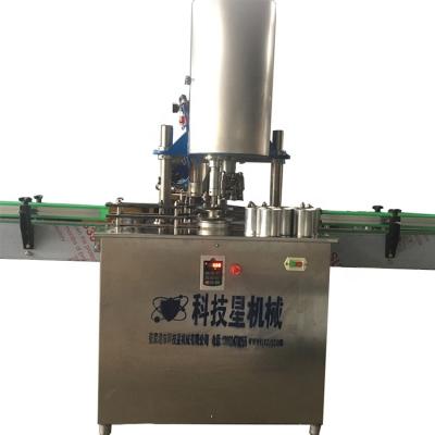 China Easy Operate Food Can Tin Pet Jar Sealing Machine for sale