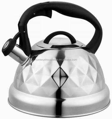 China 3.0 L Sustainable Stainless Steel Water Whistling Tea Kettle for sale