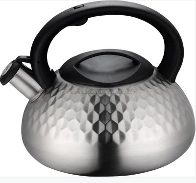 China 3.0 L Sustainable Stainless Steel Water Whistling Tea Kettle for sale