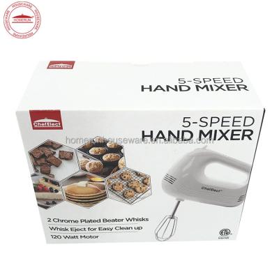 China Beater Eject 5 Speed ​​Electric Hand Mixer for sale