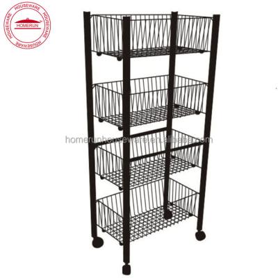 China Store Supply 4 Tier Rectangle Display Rack Rectangle for sale