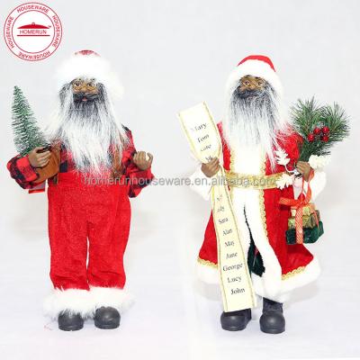 China 18 inch Minimalist Santa, African American Christmas Stance for sale