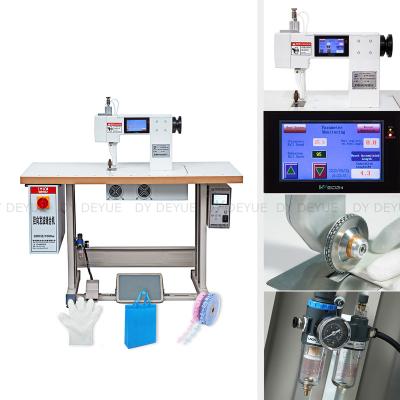 China Ultrasonic Fabric Vibration Clothing Accessories Developing Machine Multifunctional Radial Ultrasonic Seamless Sewing Machine for sale