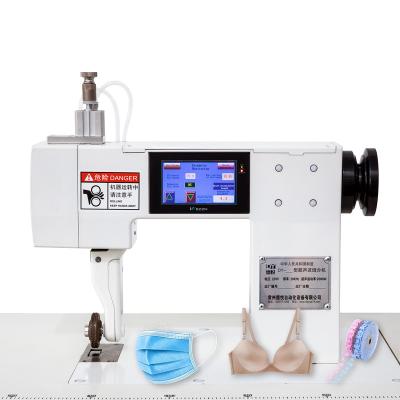 China Fabric Manual Control Ultrasonic Lace Machine Sewing Cutting Textile Fabric Ultrasonic Welder Machine Manufacturer for sale