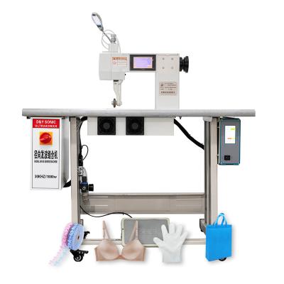 China Ultrasonic Fabric Self Sealing Plastic Bag Making Machine Treasure Sewing Machine for sale