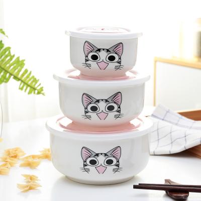 China Hot Sale Best Selling Ceramic High Quantity Cool Bowl Cheap Price Small Bowls With Lid for sale