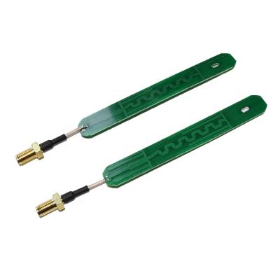 China 2.4G 5G 5.8G WIFI PCB Integrated Dual Band Antenna With RG178 Directional Cable SMA Female Connector 360 Degree Omni 95*13.5*0.5mm for sale