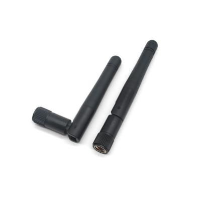 China 2dbi 2.4g Antenna Omni WiFi High Gain Wireless Rubber Antenna With SMA Male Connector For Communication Wifi Antenna for sale