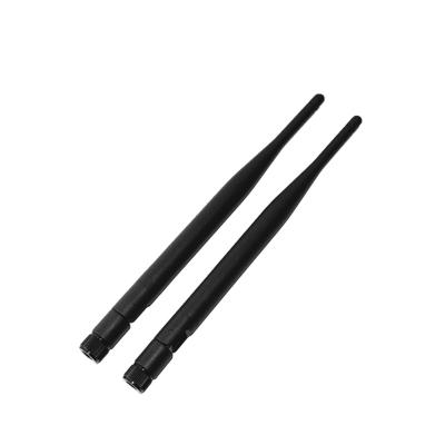 China Free Sample High Quality Rubber Duck wifi Wireless Antenna 5G 5.8G - SMA Plug Connector Whip Antenna Wifi Antenna for sale