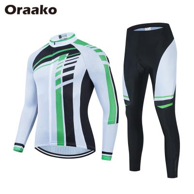 China Wholesale Breathable Cycling Jersey Set Long Sleeve Road Bicycle Sportswear Sets Long For Man Cycling Clothing for sale