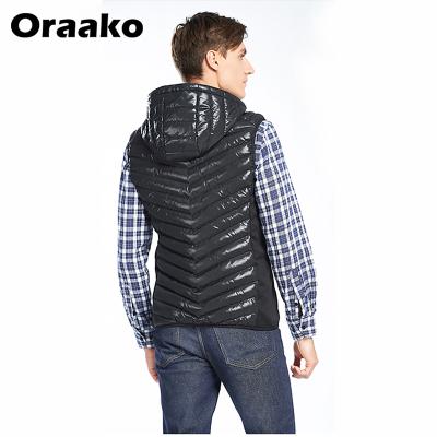 China Winter Windproof Heating Coat Outdoor USB Washable Men Charging Battery Pack Heated Vest for sale