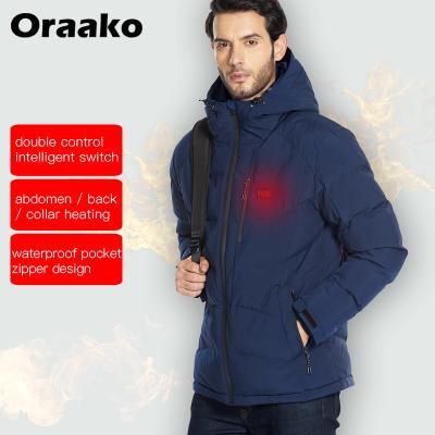 China Winter USB Cotton Men's Jacket Filling Warm Thickened Electronic Thermal Windproof Coat Passionate Suit for sale