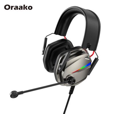 China Headphone factory direct selling folding wired stylish custom gamer headphones gaming headset for sale