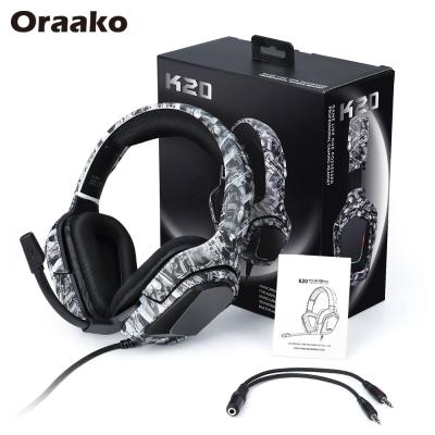 China Stylish Wired Gaming Headset Gamer Earphone Headphones With Mic Stereo Phone For Girls Boys Kids for sale