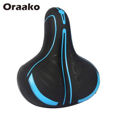 China Wholesale Cartoon Gel/Polyurethane Honeycomb Design Brear Rear Seat Icycle Saddle Parts Outdoor Military Bike 6 Slots Saddle Bike for sale