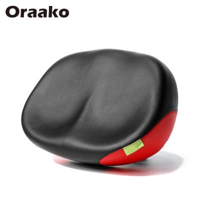 China Cartoon/Comfort Pad Bicycle Seat Style Mountain Bike Cartoon Lined Gel Padded Comfortable Leather Saddle for sale