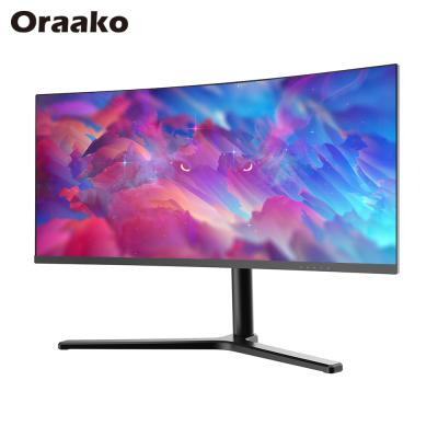 China OEM 8MS 21:9 1440P 34 Inch Curved Screen Gaming Monitor 144hz With 1500R Curvature 34