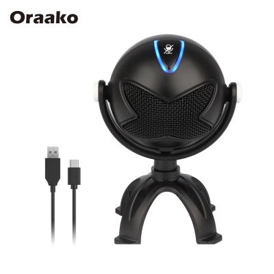 China Headset Microphone Radio Mics USB High Sensitive Condenser Microphone With Computer LED Indicator for sale