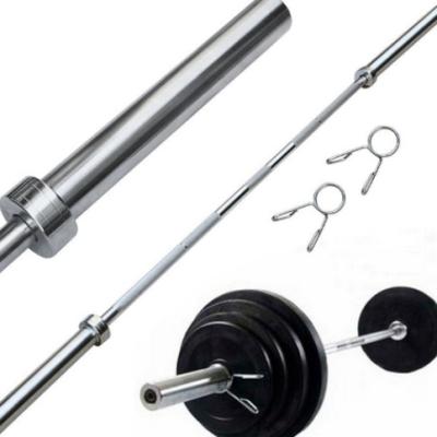 China Oly Durable Mpic Weightlifting Barbell 20kg Weight Straight Barbell Bar for sale