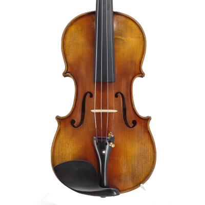 China Flawless Handmade German Violins 4 Ebony Original Material Violino Bow Maple Luster 4 Face Top Paint Flame Brazil Wood OEM Case Accessories for sale