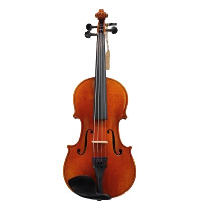 China Interesting Hand Carved 4 String Beginner Maple Handmade Violin for sale