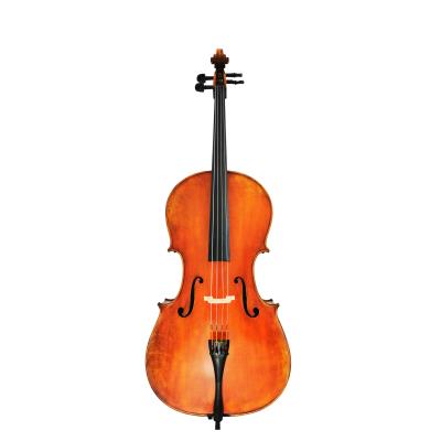 China 4/4 Cello Handmade Pure Solid Wood High Quality Normal Hand Made Flawless for sale