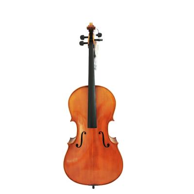 China Impeccable Best Selling Advanced Pure Flamed Solid Handmade Cello with 4/4, 3/4, 1/2,1/4, 1/8,1/10 for sale