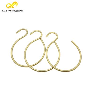 China Hot Selling Durable Metal Scarf Hanger Scarf Gold Coat Hanger For Retail for sale