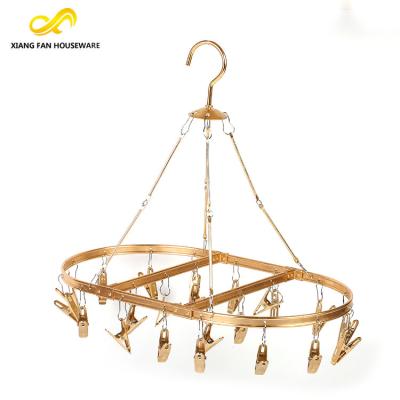 China Clothes Hanging Socks 22 Oval Clips Clothes Drying Hanger, Drying Rack Clothes Drying Rack Dish Drying Rack for sale