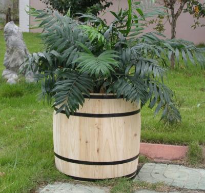 China Garden Wooden Planters Flower Pots Indoor Decorative Planters for sale