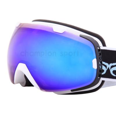 China Grote Matte Witte de Glazen/de Meisjes de Beschermende brillen Anti UV van Snowboarding van de Damesski Te koop