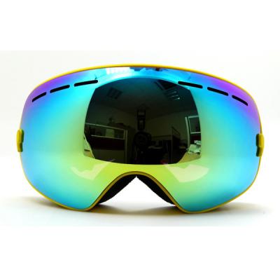 Chine Coutume aucune lunettes réfléchies de ski de brouillard avec l'appareil-photo/doucement le cadre de TPU à vendre