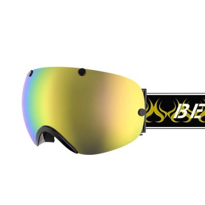 China Gafas menores profesionales del esquí y de la snowboard de los deportes con la lente del espejo en venta