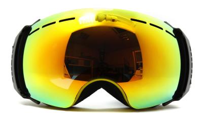 China Popular Yellow TPU Frameless Ski Goggles Ski Goggles That Fit Over Glasses for sale