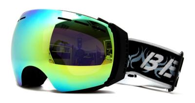 China Anti Fog Over The Glasses Ski Goggles / OTG Snowboarding Goggles Blue for sale