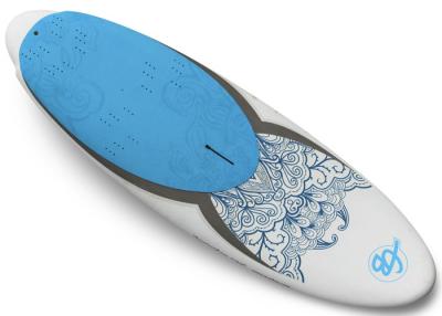 China 135L Blue / White PVC Windsurfing Accessories High Flotation Freeride Surfing Board for sale