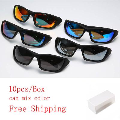 China free shipping Impact-resistance 10pcs per box UV400 Hd Polarized Outdoor Sports Sunglasses Men's Cycling Sunglasses for sale