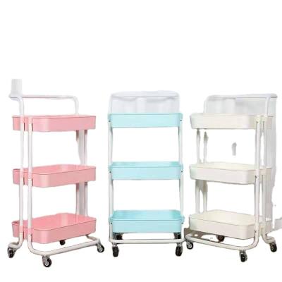 China Factory Supply Products Direct Sustainable Shelf Cart Shelf Wheels Supporter Shelving Cart for sale