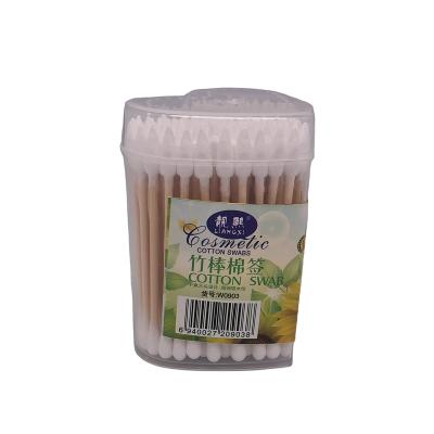 China High Quality 100% Cotton Swab Durable Using Various Cotton Swab Cosmetic Stick for sale