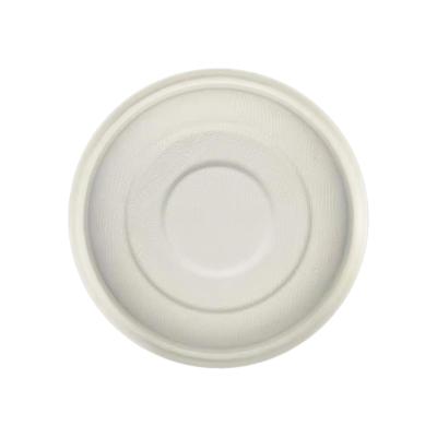 China Round 500ml Disposable Biodegradable Bamboo Microwave Pulp Hot Food / Disposable Salad / Soup Bowl for sale