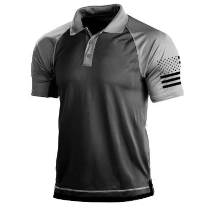 China Luxury Promotional Plain Casual Golf T Shirts Anti-wrinkle Blank White Custom Logo Embroider 100% Cotton Polyester Polo Shirts for sale